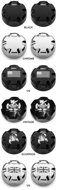 BITUBO - COVERS CHROME JBH, SCORPION - Suspension - Chrome afwerking Authentiek